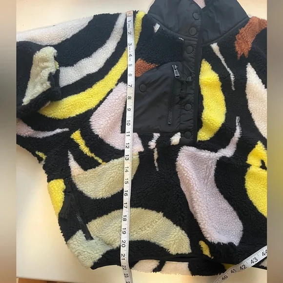 FP Movement Rocky Ridge Pullover Fleece Jacket Oversized small Peruvian Walnut - Picture 9 of 12